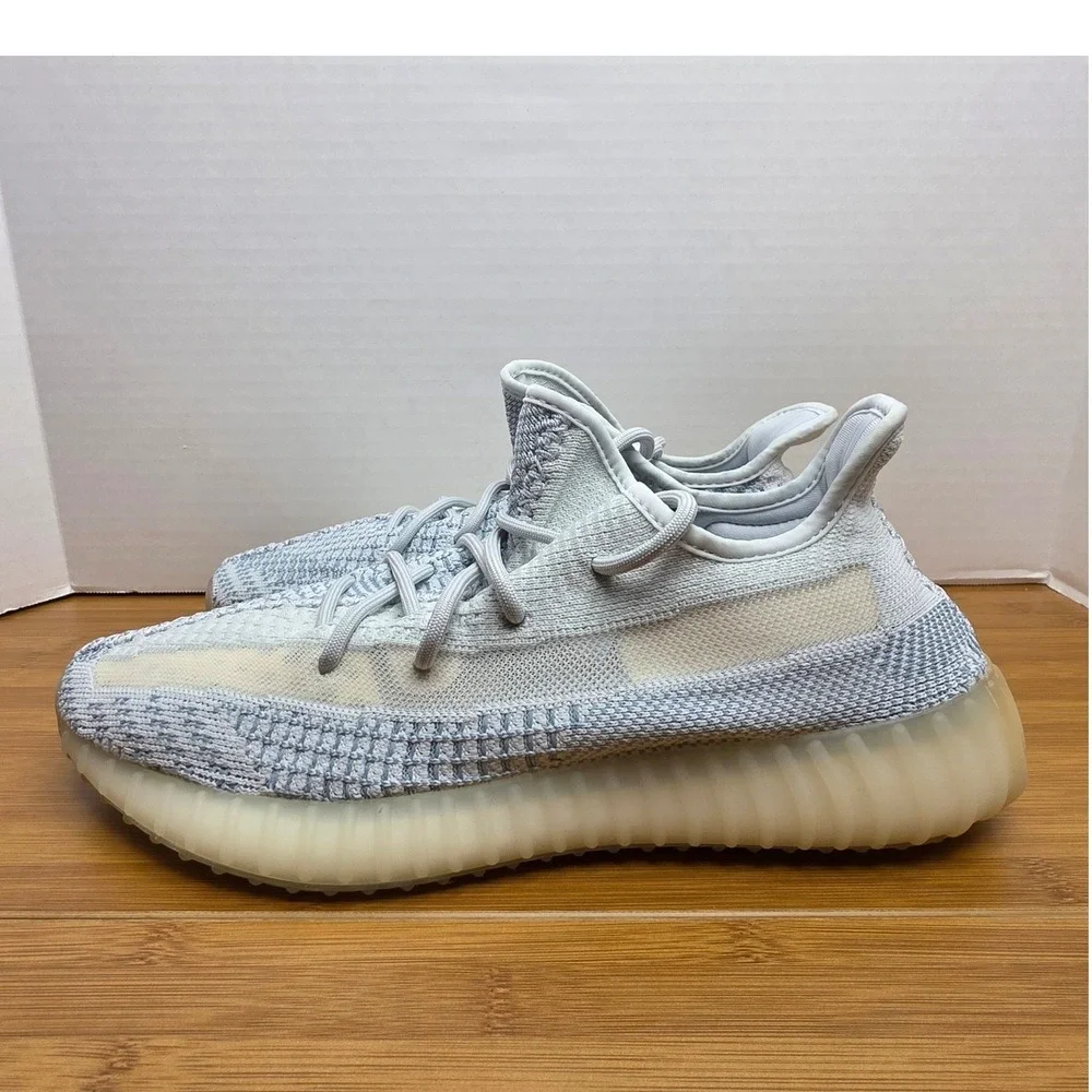 Adidas Yeezy Boost 350 V2 Cloud White Non-Reflective FW3043 Mens 10 Sneaker